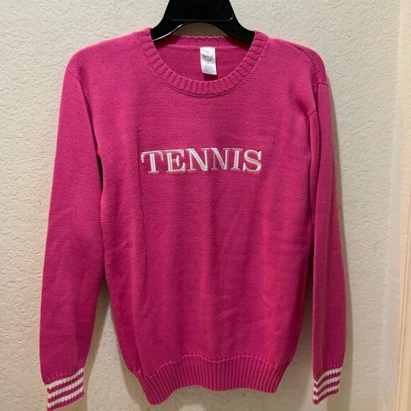 The Bubble Tennis Sweater pink white size S - Picture 4 of 9